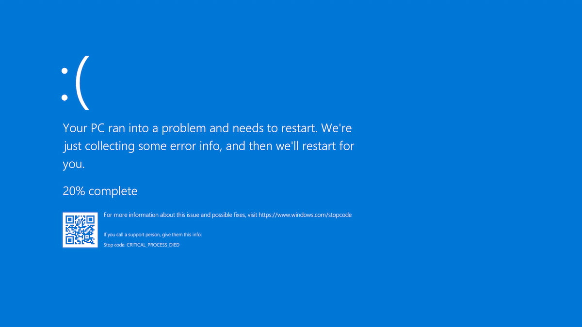 Синий экран смерти (BSoD)